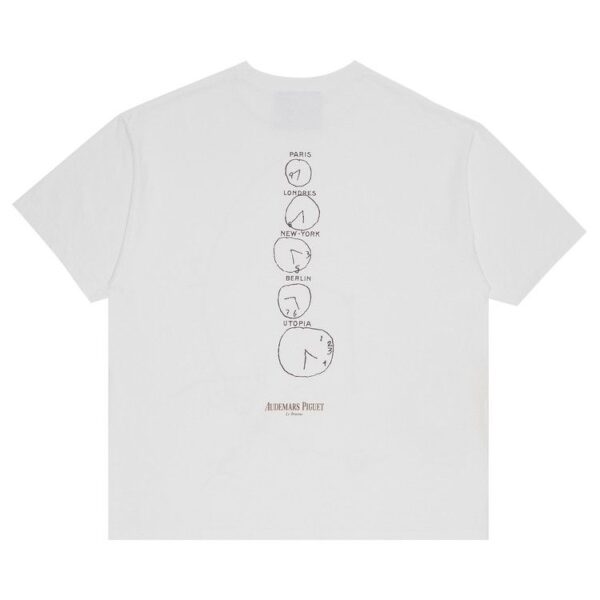 Travis Scott x Audemars Piguet Time Zones Tee 'White' - Image 2