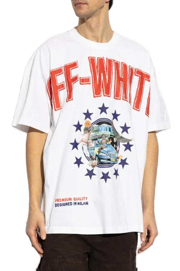 Off-White Fresco Star Oversized T-Shirt
