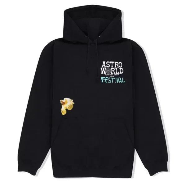 ASTROWORLD - BLACK HOODIE FESTIVAL AIRBRUSH - Image 2