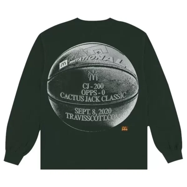 copy of CACTUS JACK X MCDO - SESAME BLACK TEE SHIRT - Image 2