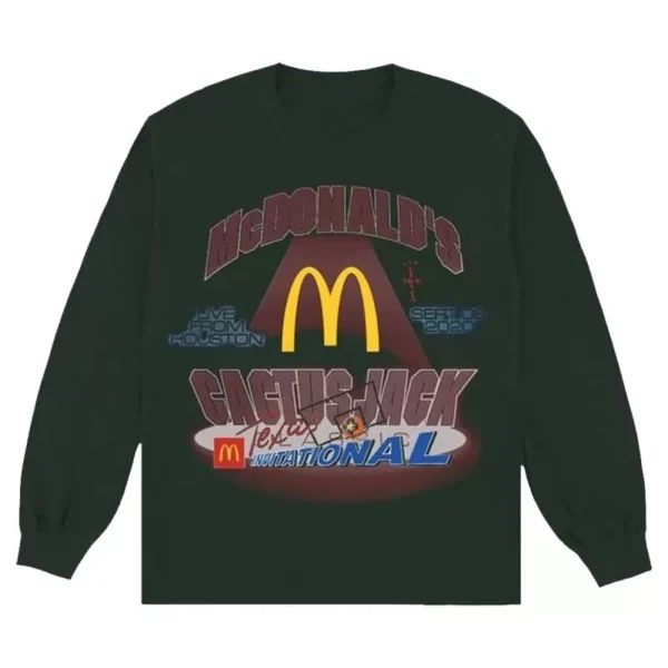 copy of CACTUS JACK X MCDO - SESAME BLACK TEE SHIRT